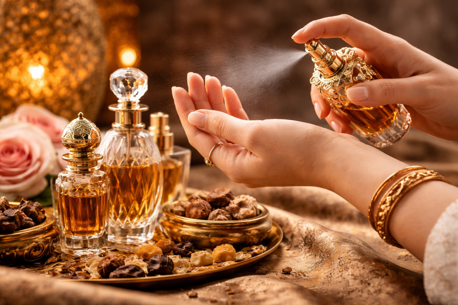 Così la pelle interagisce con il profumo arabo